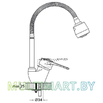 Смеситель Econoce EC0370 картинка 2
